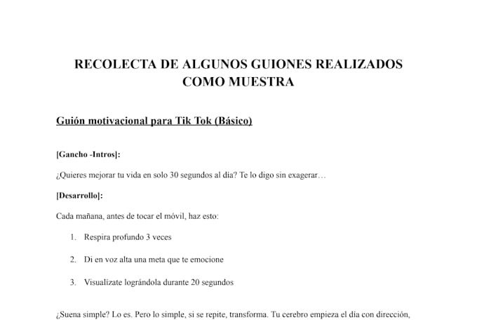 escribiré guiones atractivos y virales para tus videos